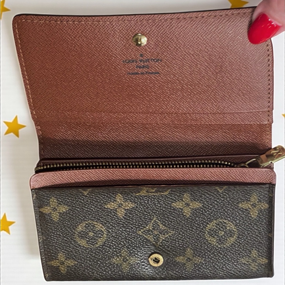 Louis Vuitton Monogram Porte-Monnaie Tresor Wallet ALL INCLUSIVE! - Picture 4 of 14
